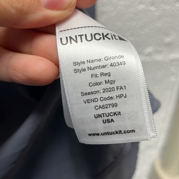 UNTUCKit Gironde Mgy button down large - Picture 7 of 8